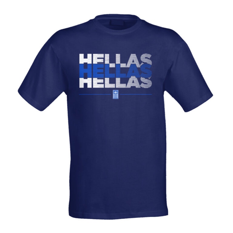 HELLAS TSHIRT LOGO BLUE – Hellas Football National Team Official Shop